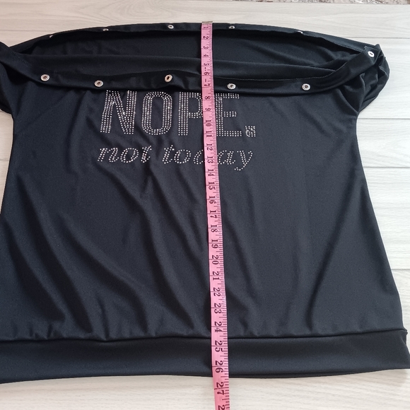 Women Diamond Letter Breasted One-Word Collar Loose Two-Piece Set - Picture 6 of 13